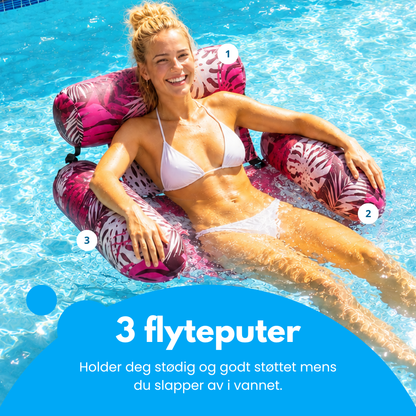 AquaFloat - Oppblåsbar bassengstol