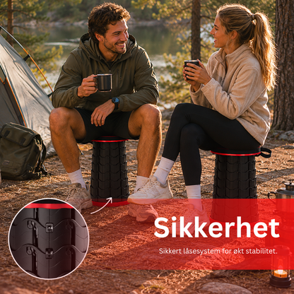 FlexSeat - Portabel sammenleggbar campingkrakk