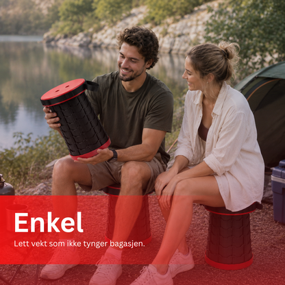 FlexSeat - Portabel sammenleggbar campingkrakk